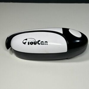 TouCan Electric Can Opener white/black Battery‎ Powered  Hands Free Automatic